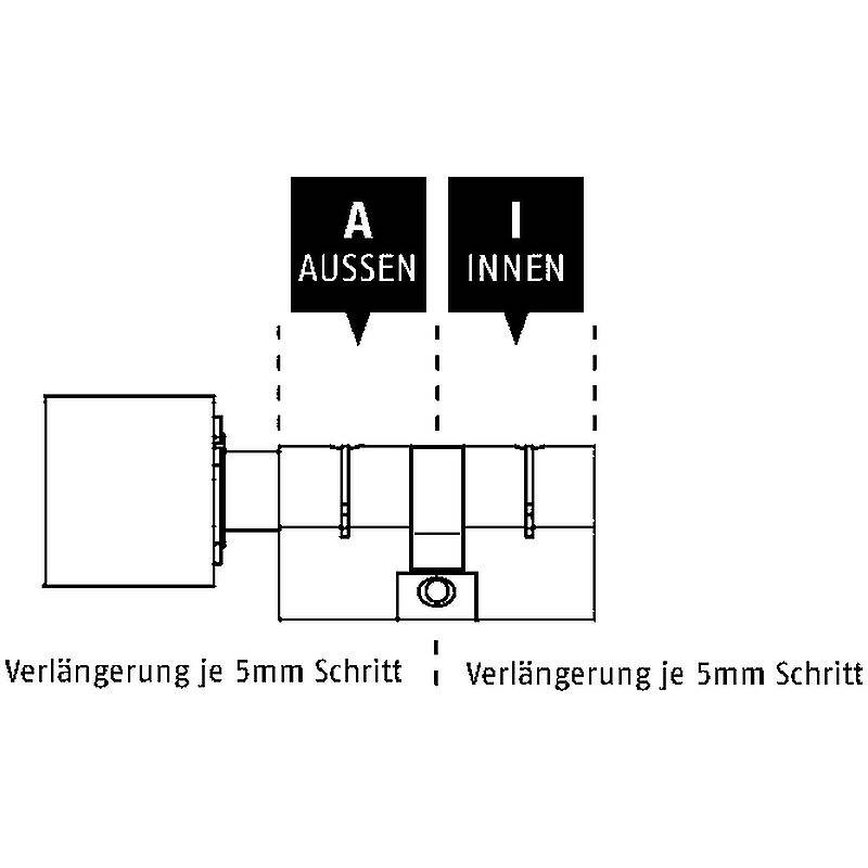 iLOQ 10mm Verlängerung für S5-Europrofilzylinder