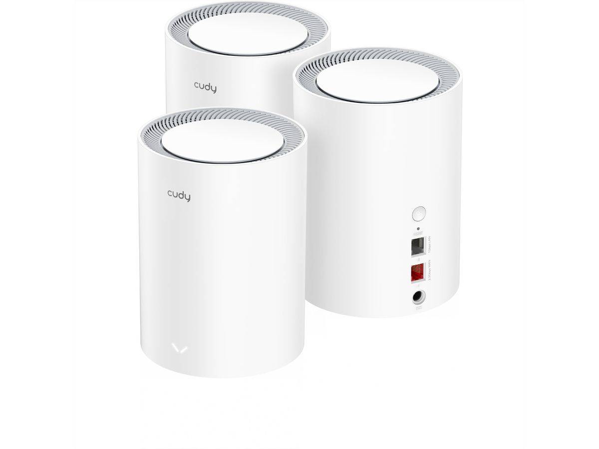 CUDY M3000 AX3000 Wi-Fi 6 Mesh 2.5G 3er-Pack