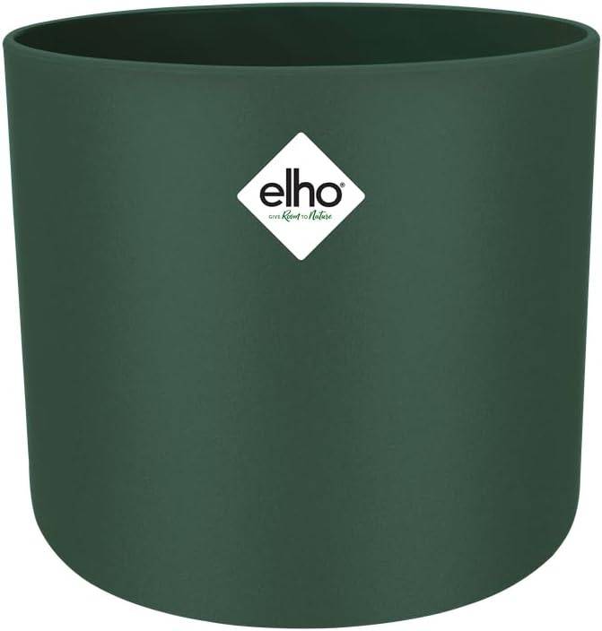 B.for Soft Rund 18 Blumentopf für Innen Ø 18.3 x H 16.7 cm Grün recycling