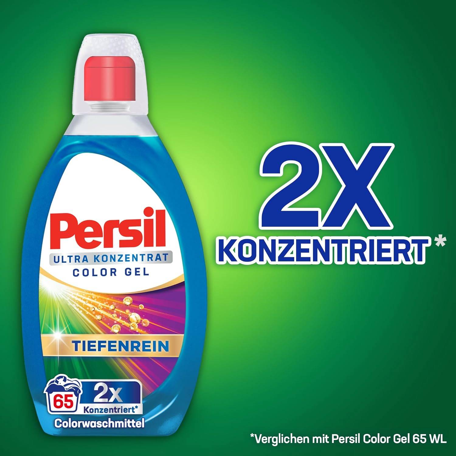 Persil Ultra Konzentrat Color Waschmittel 2x65 Waschladungen Flüssigwaschmittel