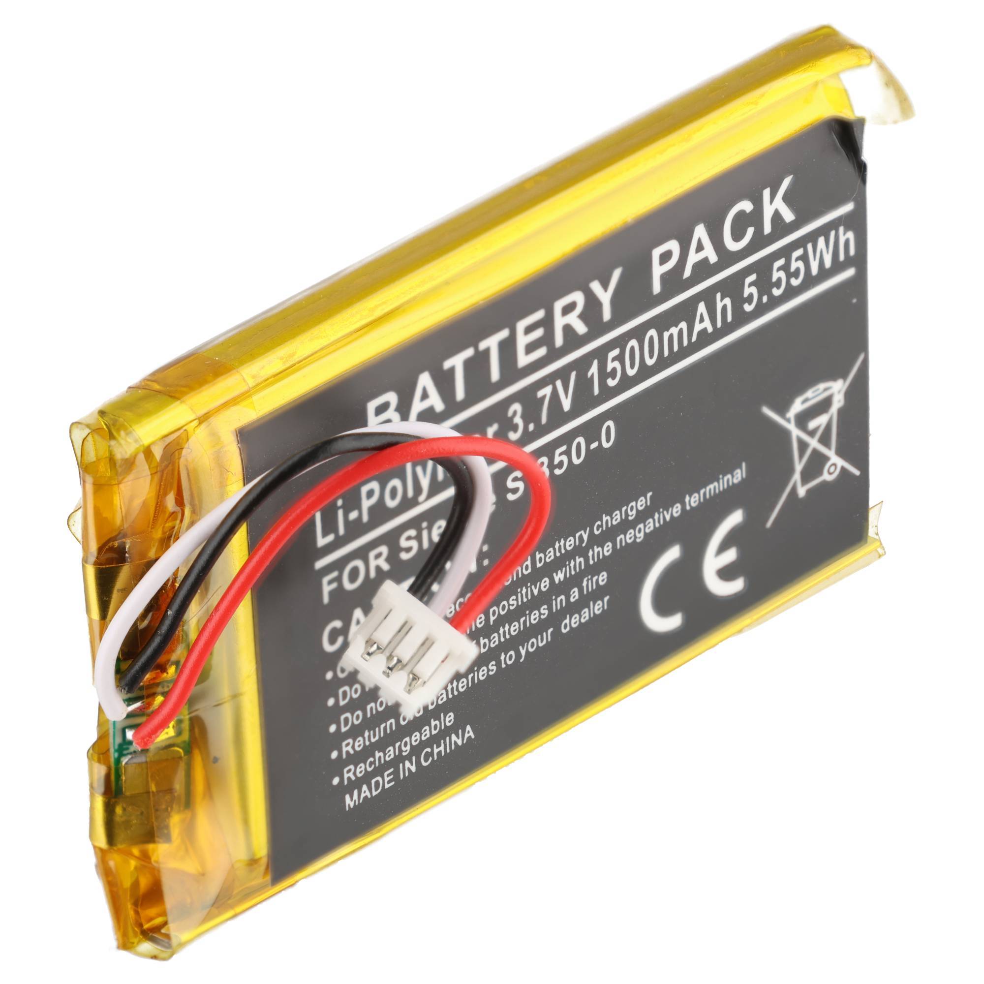Akku passend für Siedle S 850-0 3,7 Volt 1500mAh 5,55 Wh