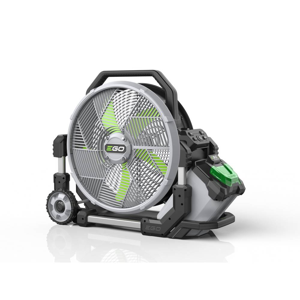 EGO Power FN1800E-K1252 45cm Ventilator mit Verdunstkühlung bis zu 3000 m3/h inkl. 2,5 Ah Akku & Standardlader
