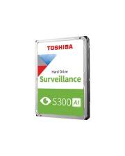 Toshiba Surveillance S300 A/I Festplatte Produktbild auf weißem Hintergrund.