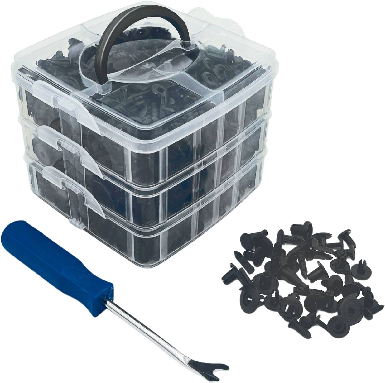 HP AUTOZUBEHÖR Befestigungsclip-Set 14651, 65 Stück