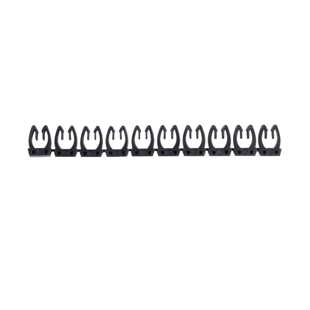 Offgridtec Kabelmarker Clips 0–9, 100 Stück, für 2,5 mm² Kabel, je 10x Zahl