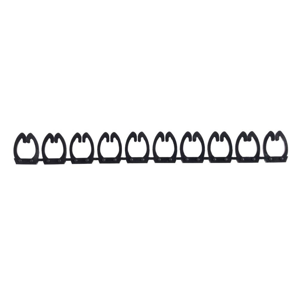 Offgridtec Kabelmarker Clips 0–9, 100 Stück, für 4 mm² Kabel, je 10x Zahl