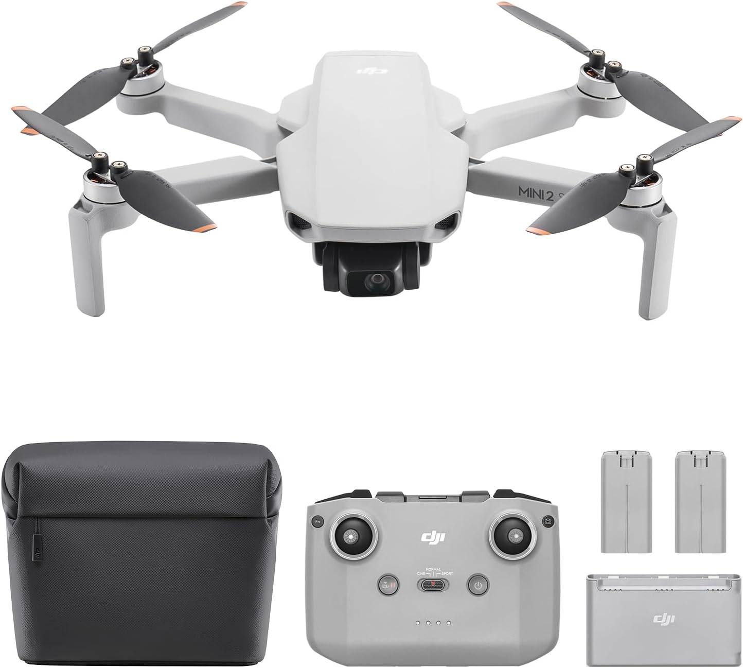 DJI Mini 2 SE Fly More Combo lKameradrohne mit 2.7K Video & Mini 2/Mini SE Schwarz