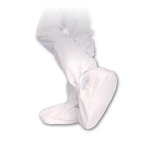 Einweg-Überstiefel Überziehstiefel PP mit CPE Beschichtung, Größe 42cm, Weiß, 300 Stück