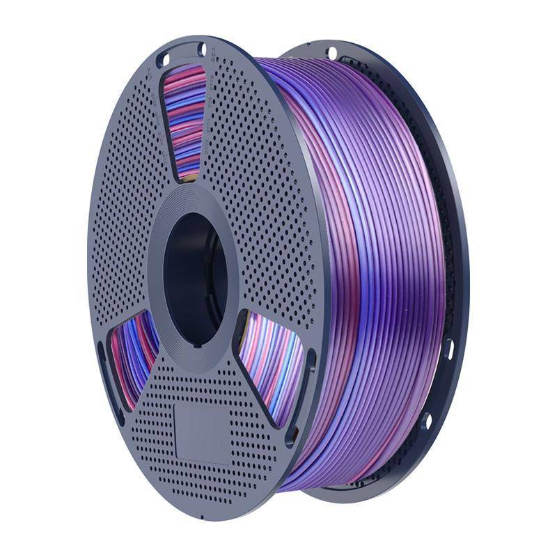 Sunlu PLA+ Silk Rainbow Filament, 1,75mm, 1kg - Farbton: Silk Rainbow 02