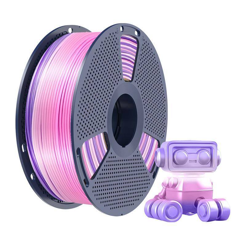 Sunlu PLA+ Silk Rainbow Filament, 1,75mm, 1kg - Farbton: Silk Rainbow 03