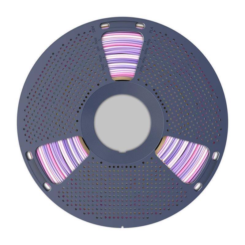 Sunlu PLA+ Silk Rainbow Filament, 1,75mm, 1kg - Farbton: Silk Rainbow 03