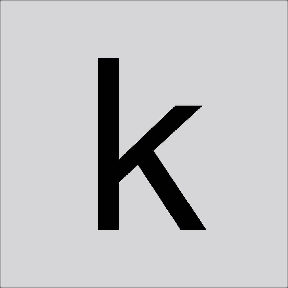 RZB Buchstabe 99222.013.K-K