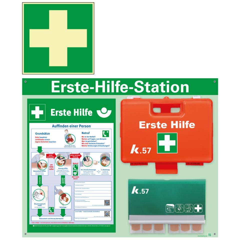 K.57 Erste-Hilfe-Station Classic Light,Koffer DIN13157,K.57 QuickFix,585x475x2mm