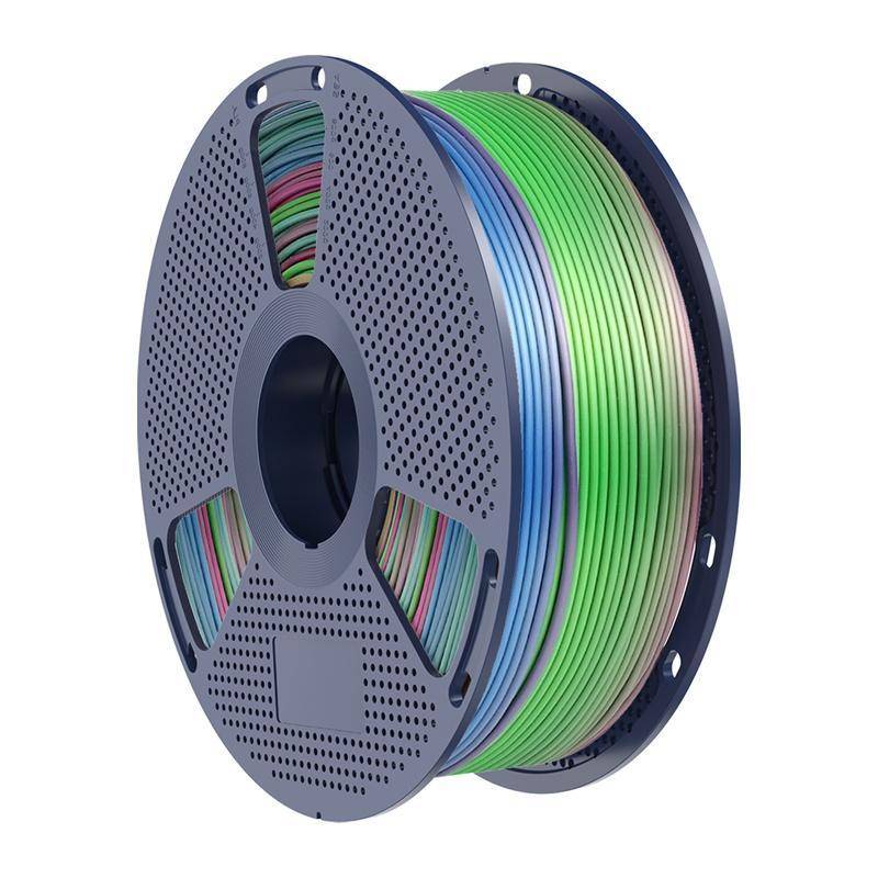 Sunlu PLA+ Silk Rainbow Filament, 1,75mm, 1kg - Farbton: Silk Rainbow 06