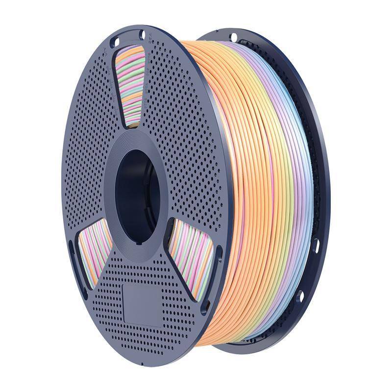 Sunlu PLA+ Silk Rainbow Filament, 1,75mm, 1kg - Farbton: Silk Rainbow 04