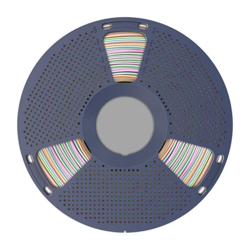 Sunlu PLA+ Silk Rainbow Filament, 1,75mm, 1kg - Farbton: Silk Rainbow 04