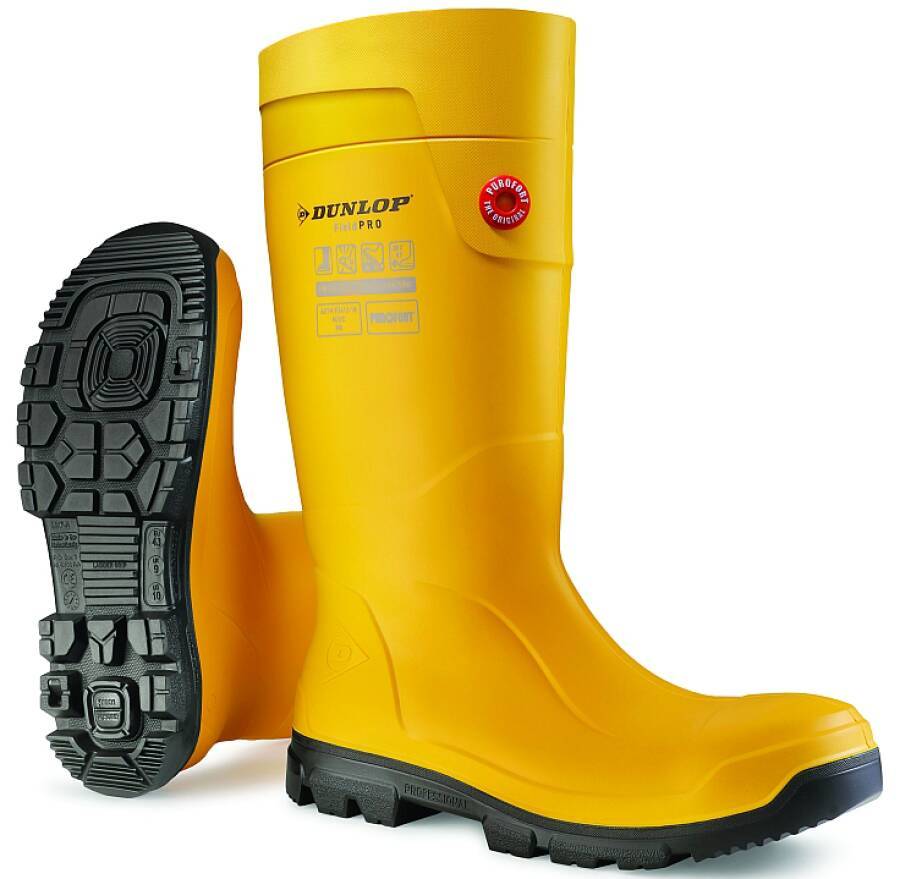 PU-Sicherheitsstiefel S5 Dunlop® Purofort® TerraPro Full Safety 103346-39 Größe 39 Farbe gelb Typ Stiefel Modell Purofor