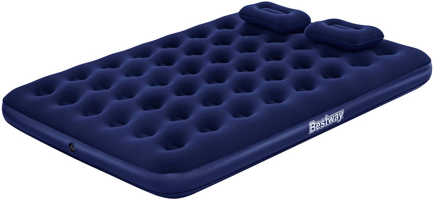 Bestway 67374 - Luftbett Aerolux mit Handpumpe Double XL/Lo 203 x 152 x 22 cm