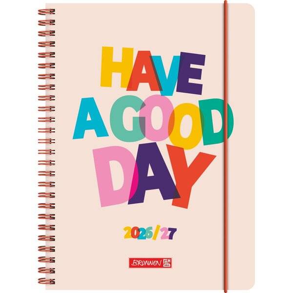 Schülerkalender A5 1 Tag/Seite Good Day 2026/2027