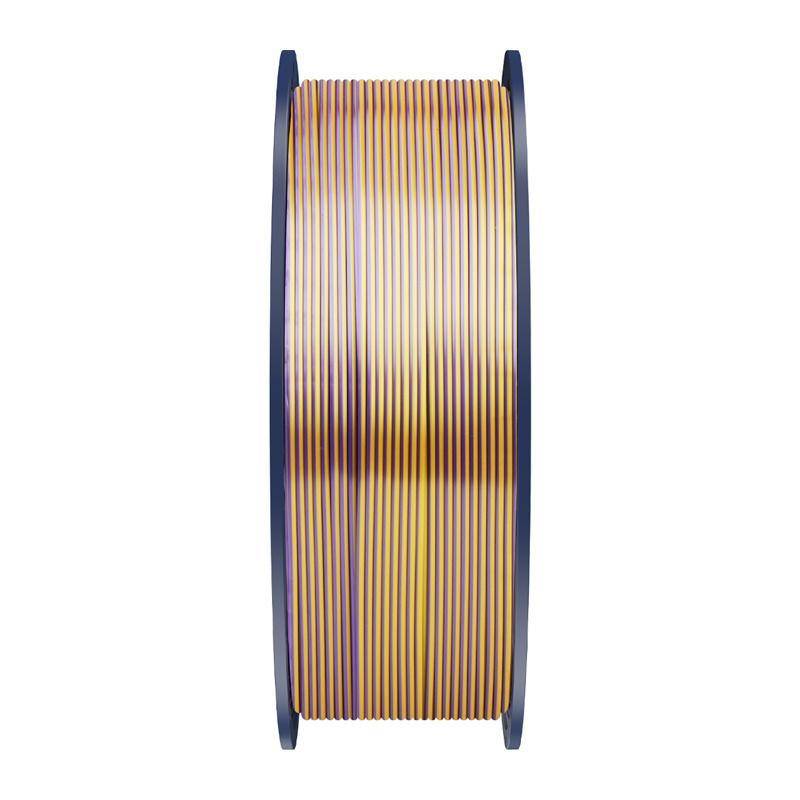 Sunlu PLA+ Silk Tri-Color Filament, 1,75mm, 1kg - Farbton: Black Gold Purple