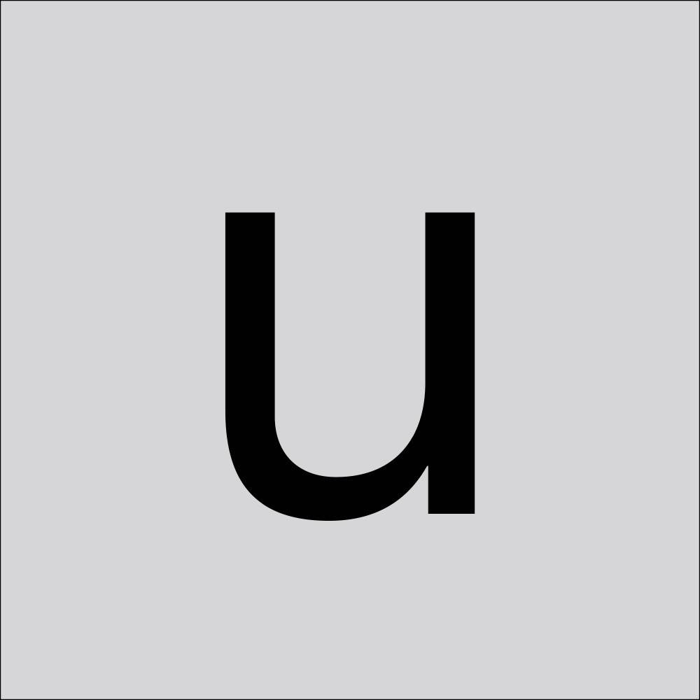 RZB Buchstabe 99222.013.U-K