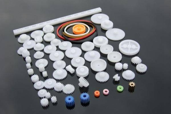 Elecrow DIY Getriebe-Kit, 60 Zahnräder, 0,5 Modul, ABS Kunststoff, Zahnstangen Schnecken Riemen