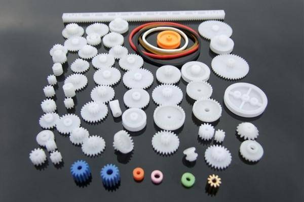Elecrow DIY Getriebe-Kit, 60 Zahnräder, 0,5 Modul, ABS Kunststoff, Zahnstangen Schnecken Riemen
