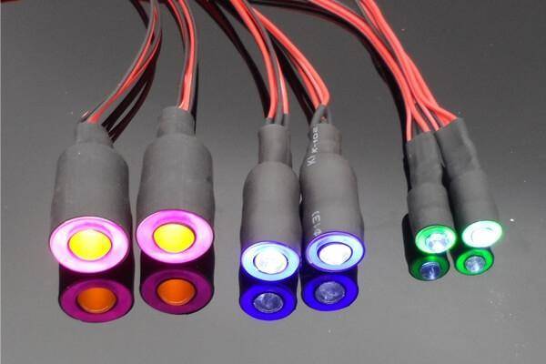 Elecrow RGB Angel Eye Licht, mini LEDs, äußerer Leuchtring (RGB), innerer Ring (weiß)