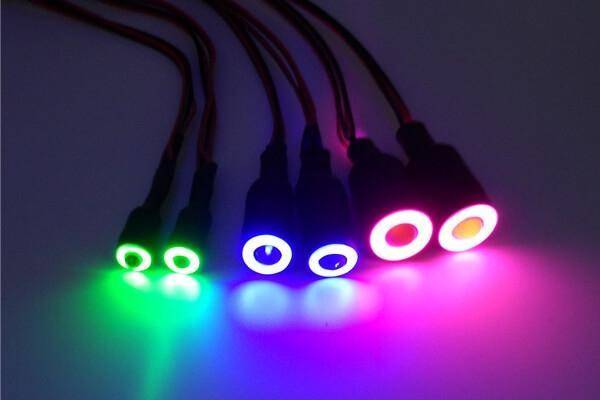 Elecrow RGB Angel Eye Licht, mini LEDs, äußerer Leuchtring (RGB), innerer Ring (weiß)