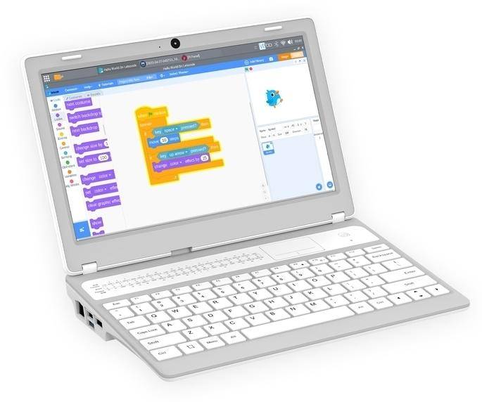Elecrow CrowPi L Raspberry Pi Laptop, 11,6 Zoll Display, 40-Pin GPIO, 5000mAh Akku, ohne Pi, QWERTY