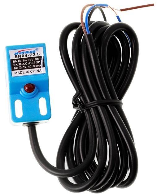 Elecrow SN04-P2 Näherungssensor, PNP Ausgang, 4mm Erfassungsreichweite, IP67 wasserdicht, 24V