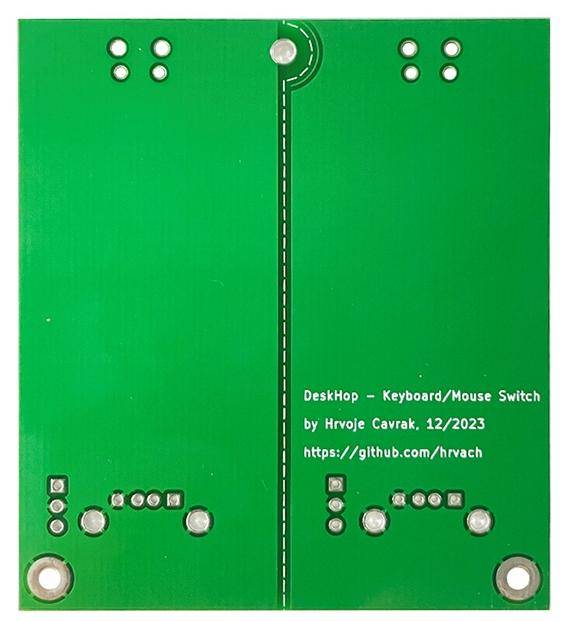 Elecrow für DeskHop PCB V1.1, DIY Desktop Switching für nahtloses Umschalten der Peripheriegeräte