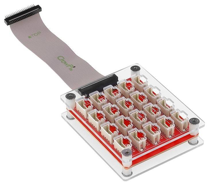 Elecrow CrowPi L Base Shield, GPIO-Schnittstelle, ADC-Chip, SPI, Acrylgehäuse, für Crowtail-Module