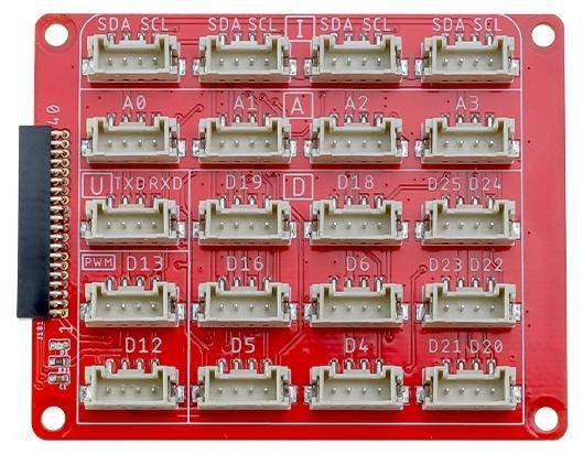 Elecrow CrowPi L Base Shield, GPIO-Schnittstelle, ADC-Chip, SPI, Acrylgehäuse, für Crowtail-Module