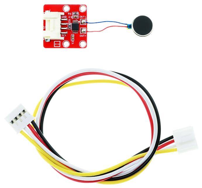 Elecrow Crowtail-Haptic Motor 2.0, DRV2605, I2C, LRA und ERM kompatibel, JST-PH 2.0 4-Pin, 3-5V