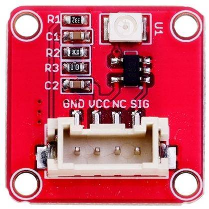 Elecrow Crowtail UV Sensor GUVA-S12SD, 200-370 nm, JST-PH 2.0 4-Pin, Ausgang 0-1V, 3,3-5V DC