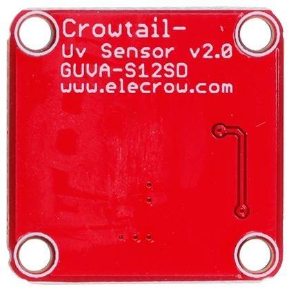 Elecrow Crowtail UV Sensor GUVA-S12SD, 200-370 nm, JST-PH 2.0 4-Pin, Ausgang 0-1V, 3,3-5V DC