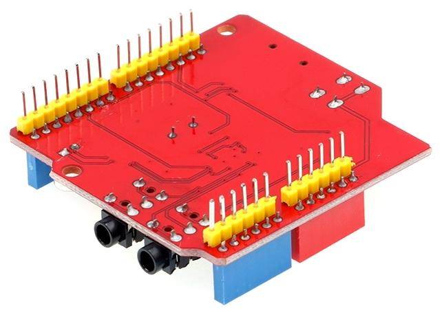 Elecrow VS1053 MP3 Shield, Audio-Decoder, SPI, SD-Karte, Mikrofon, Line-In, Kopfhörer 30 Ohm, 5V