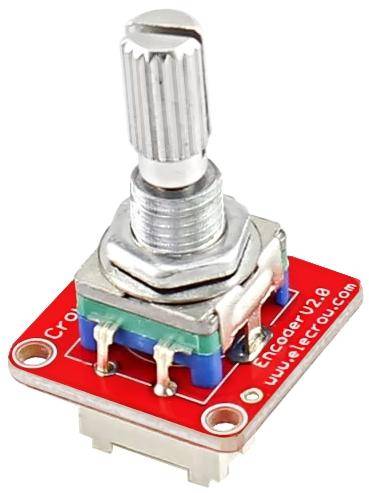 Elecrow Crowtail-Encoder 2.0, inkrementeller Drehgeber, 20 Impulse/Umdrehung, JST-PH 4-Pin, 5,0V