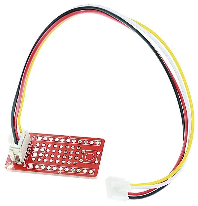 Elecrow Crowtail Protoboard 2.0, Lochrasterplatine, 4-Pin Kabel, S0 S1 VCC GND, 2,54mm Raster