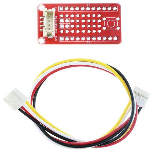Elecrow Crowtail Protoboard 2.0, Lochrasterplatine, 4-Pin Kabel, S0 S1 VCC GND, 2,54mm Raster