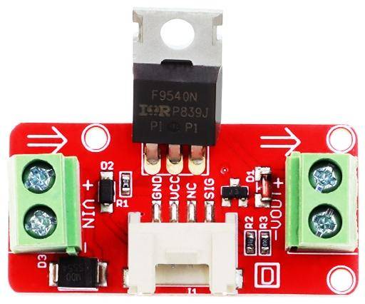 Elecrow Crowtail-MOSFET 2.0, Lüftersteuerung, Schaltspannung 5-50V DC, Steuerspannung 5V