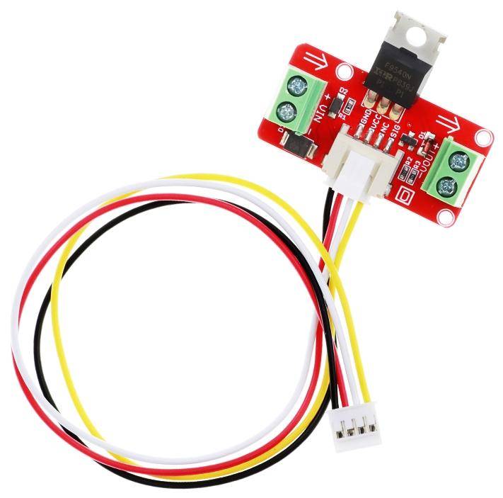 Elecrow Crowtail-MOSFET 2.0, Lüftersteuerung, Schaltspannung 5-50V DC, Steuerspannung 5V