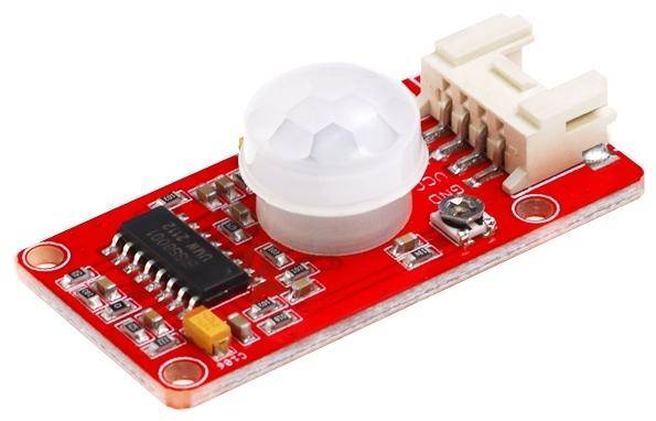 Elecrow Crowtail-PIR Motion Sensor 2.0, 120 Grad, 6m Reichweite, JST-PH 2.0 4-Pin, 3V-5V