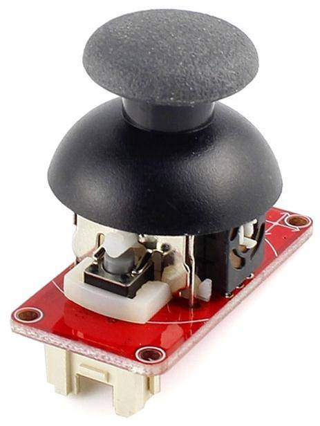 Elecrow Crowtail-Thumb Joystick 2.0, 2x10k Ohm Potentiometer, Drucktaste, JST-PH 4-Pin, 5V, 3,3V