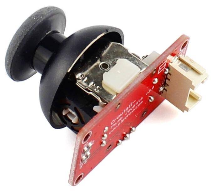 Elecrow Crowtail-Thumb Joystick 2.0, 2x10k Ohm Potentiometer, Drucktaste, JST-PH 4-Pin, 5V, 3,3V