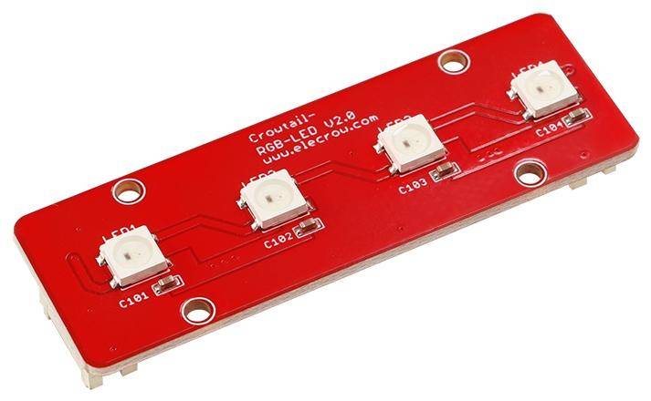 Elecrow Crowtail-RGB-LED 2.0, 4x WS2812B, adressierbar, kaskadierbar, JST-PH 2.0, 5V