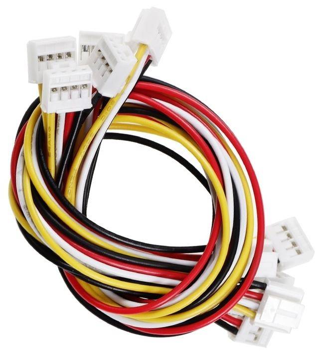 Elecrow Crowtail-Kabel, JST-PH 2.0 4-Pin Verbindungskabel für Module, 20,5 cm, 5 Stück