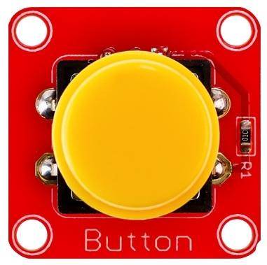 Elecrow Crowtail-Button 1.0, Momentanschalter, digital, Panel-Mount, inkl. JST-PH 2.0 3-Pin Kabel - Farbe: Gelb