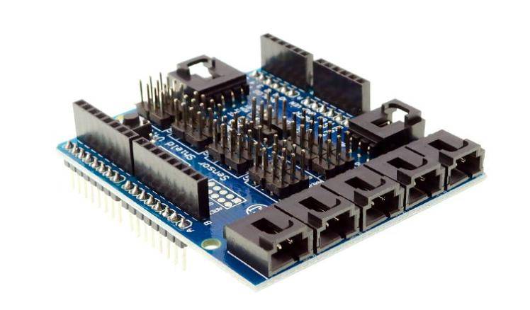 Elecrow Sensor Shield V4.0 For Arduino, 13 digitale IO Ports, 6 analoge IO Ports, I2C UART